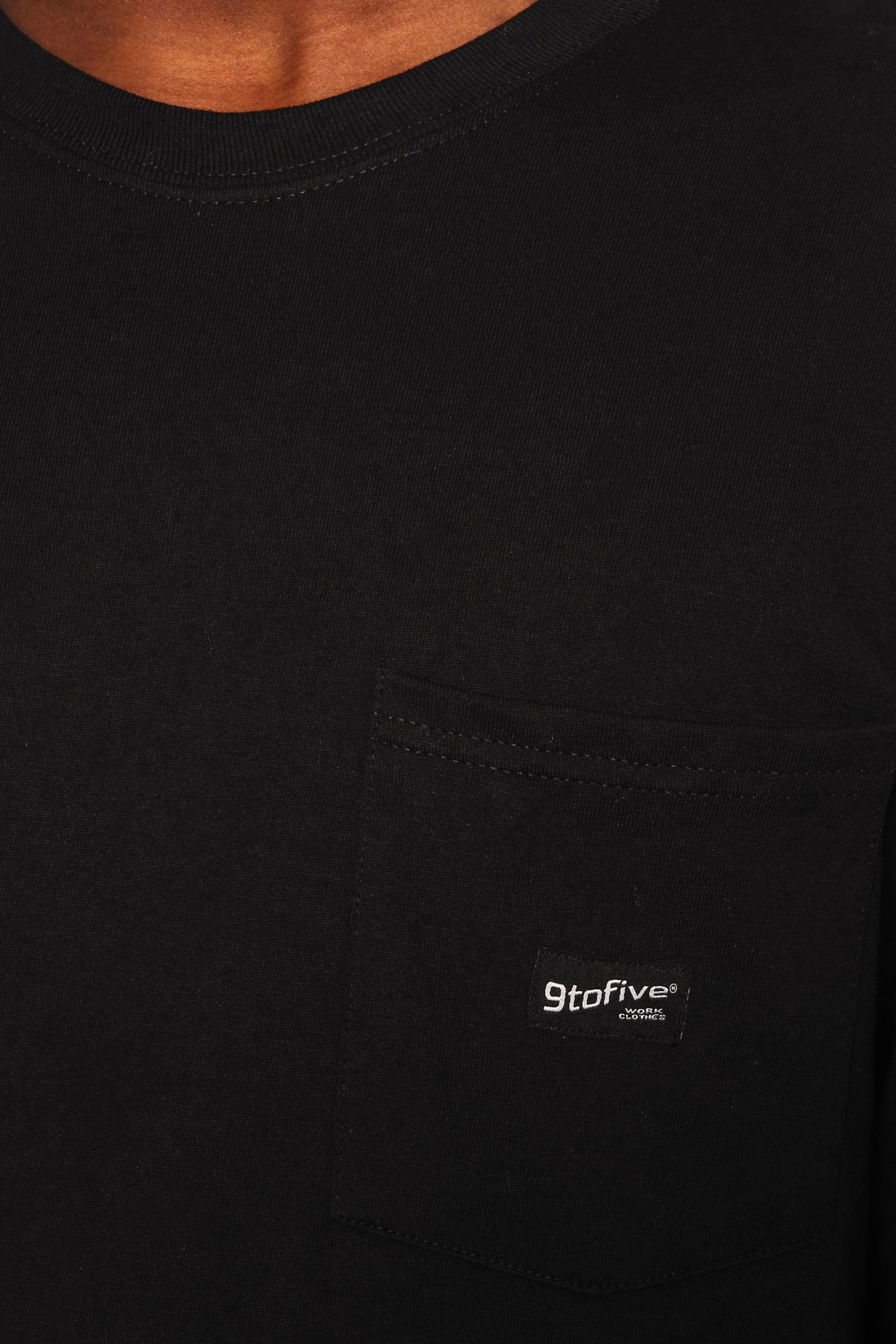 Long Sleeve Workwear Logo Pocket Tee