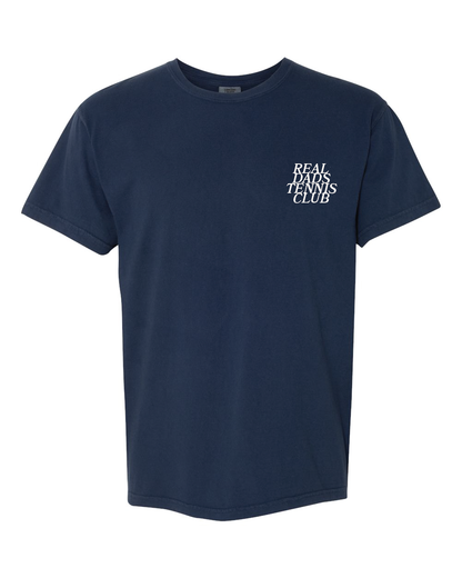 Real Dads Tennis Club Original T-Shirt — Navy Blue
